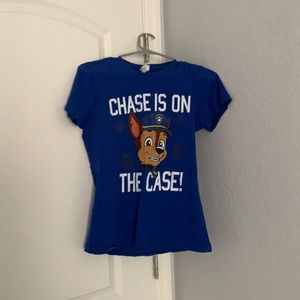 Blue paw patrol t shirt size small